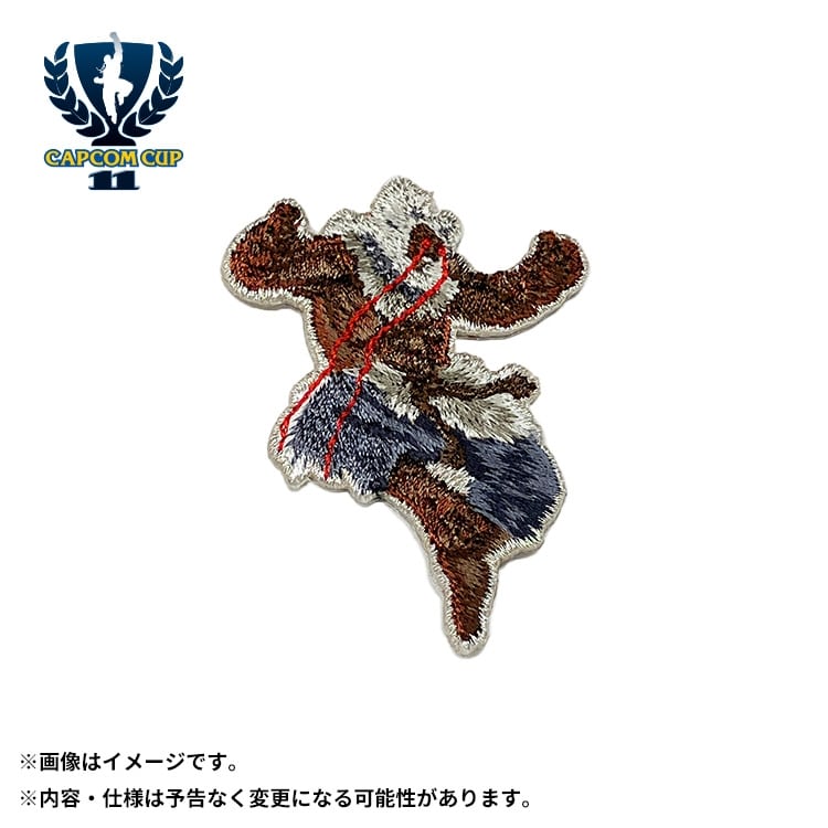 イーカプコン |CAPCOM CUP 11 刺繍ステッカー 豪鬼(刺繍ステッカー