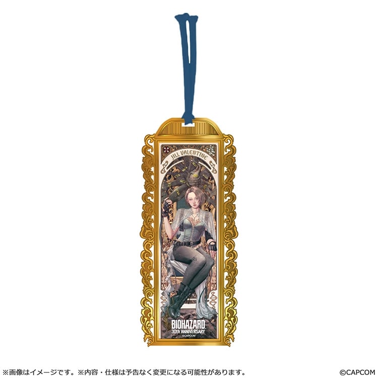 イーカプコン |バイオハザード30周年 メタルブックマーカー ジル(ジル