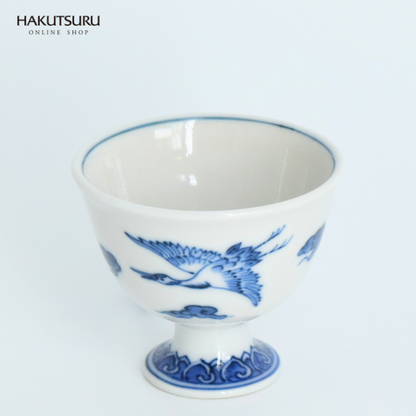 染付雲鶴紋盃 – 白鶴オンラインショップ【公式】｜日本酒や酒粕、お酒