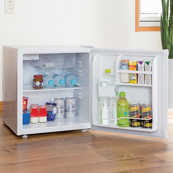 46リットル冷蔵庫(ホワイト): キッチン／はぴねすくらぶ