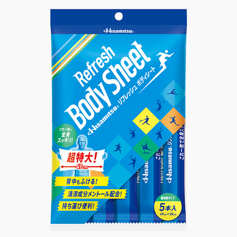Hisamitsu リフレッシュボディシート 5本入|Hisamitsu Wellness Online