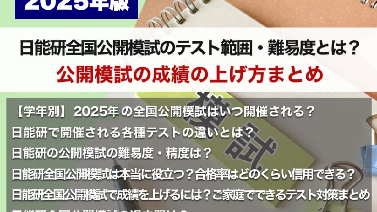 4年 日能研 全国公開模試 2024年度 全8回分 4年 日能研 全国公開模試
