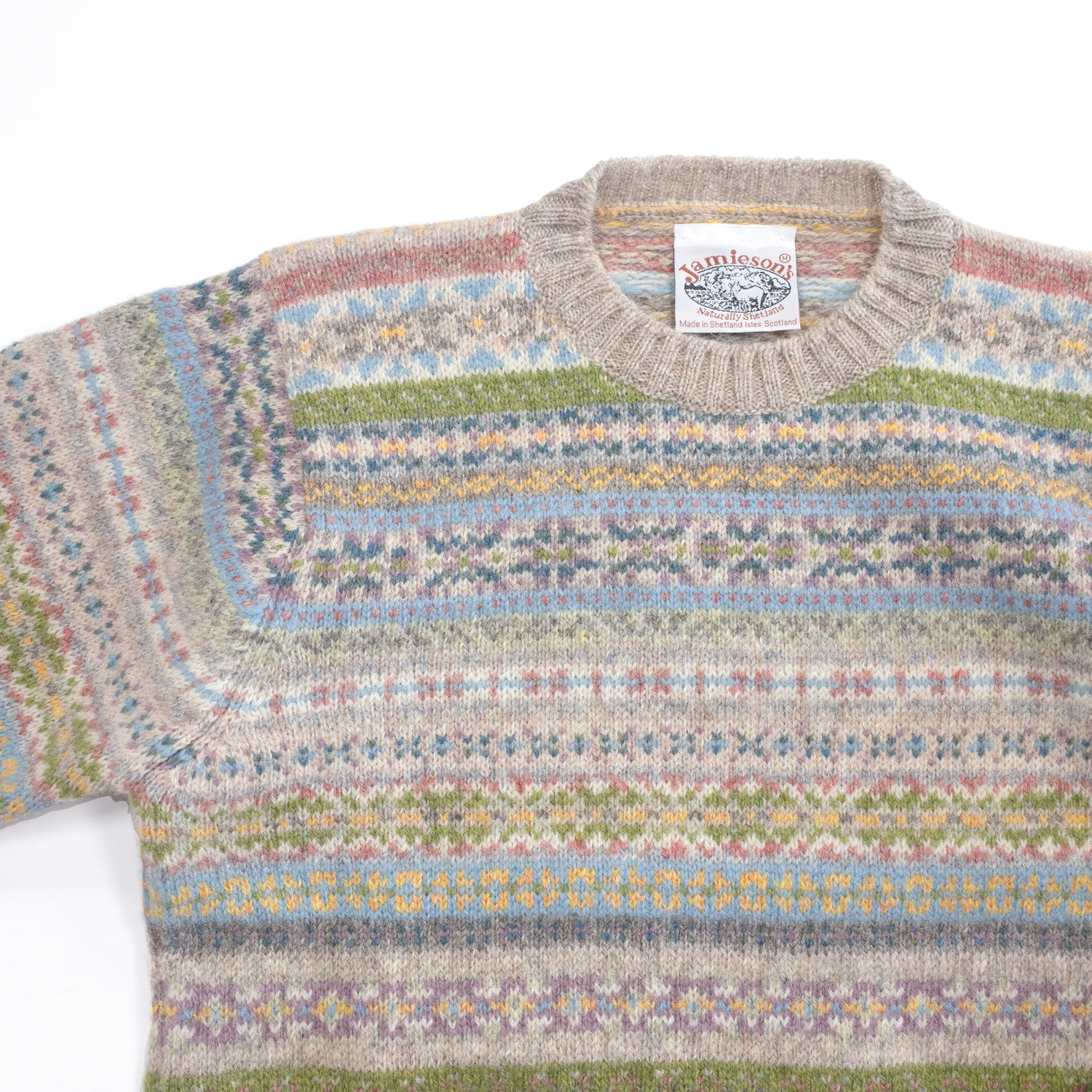 ソフトで軽やかな印象の傑作フェアアイル・Jamieson'sジャミーソンズ