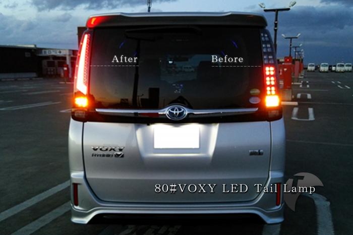 80ヴォクシー アクリルテールカスタム【加工例】 | カスタムショップ