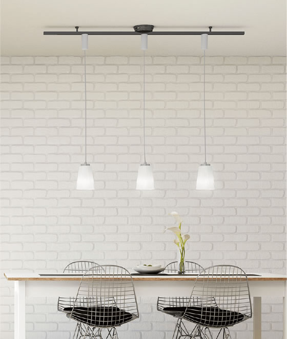 HotaluX LEDペンダントライト 【電球色】シンプル （配線ダクトレール