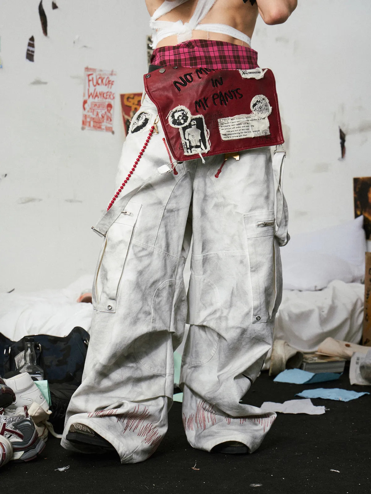 Removable Wide-Leg Overall Pants – EMOBROTHER