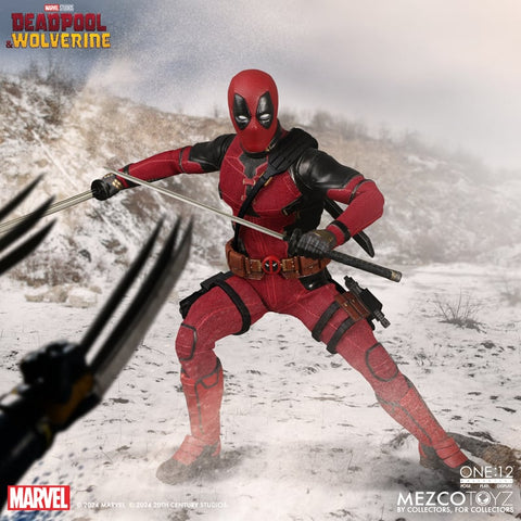 New in stock! Mezco One12 (Deadpool & Wolverine) Deluxe Deadpool 6