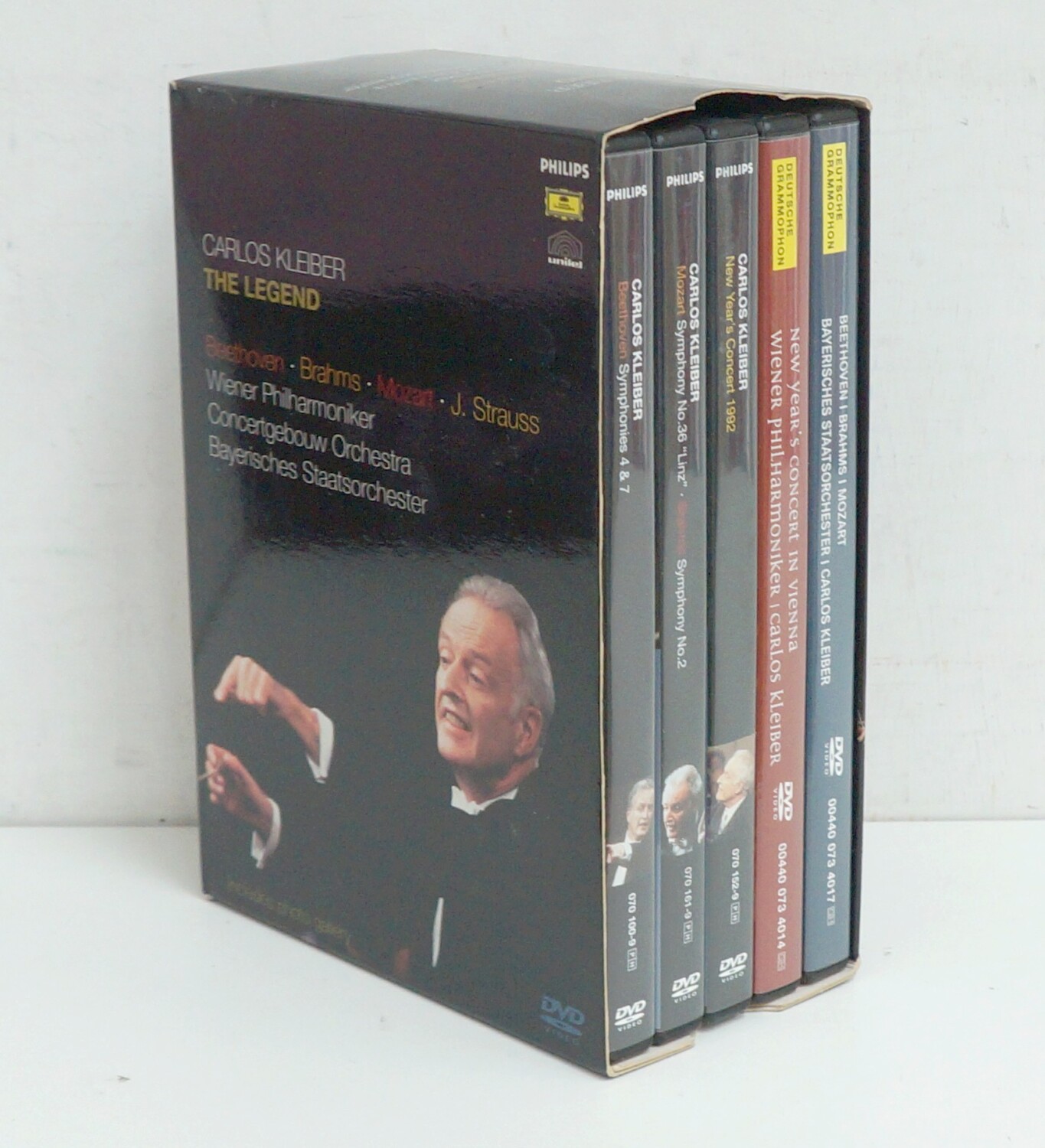 The Legend Carlos Kleiber. Cofanetto con n. 5 DVD in Inglese. NTSC