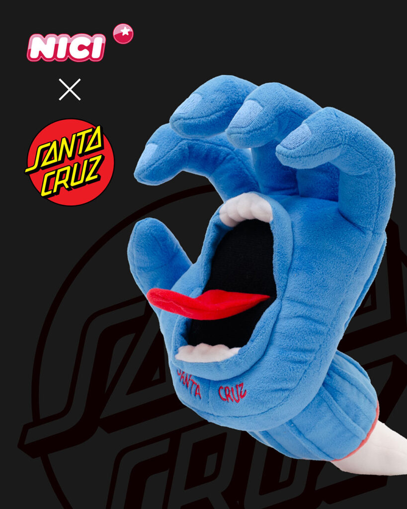 限定販売】NICI × サンタクルーズ「スクリーミングハンドぬいぐるみ