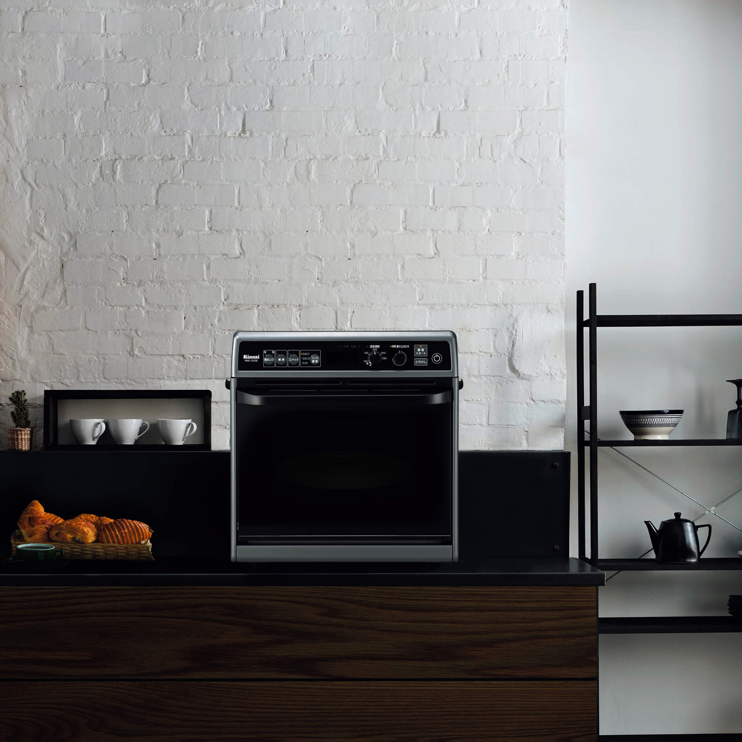 リンナイ ガスオーブン 電子コンベック RMC-S13E 卓上タイプ 都市ガス