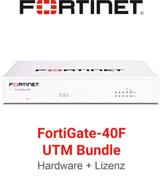 Fortinet FortiGate-40F - UTM/UTP Bundle (Hardware + License) (FG