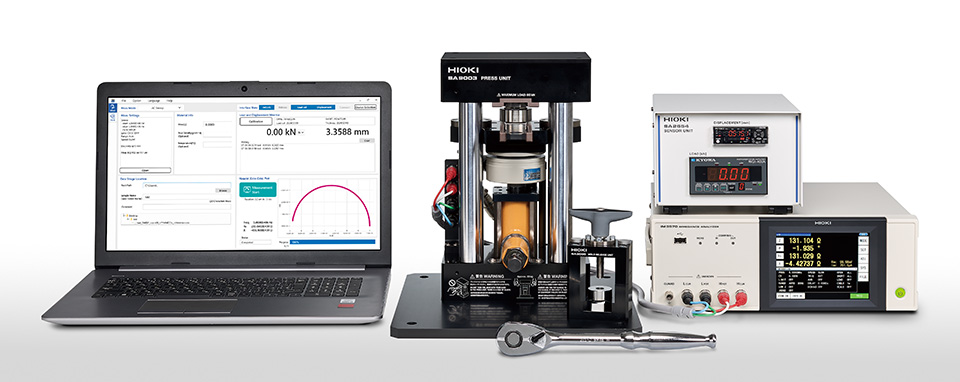 粉体インピーダンス測定システム（日置電機） - 遠藤科学 製品カタログ