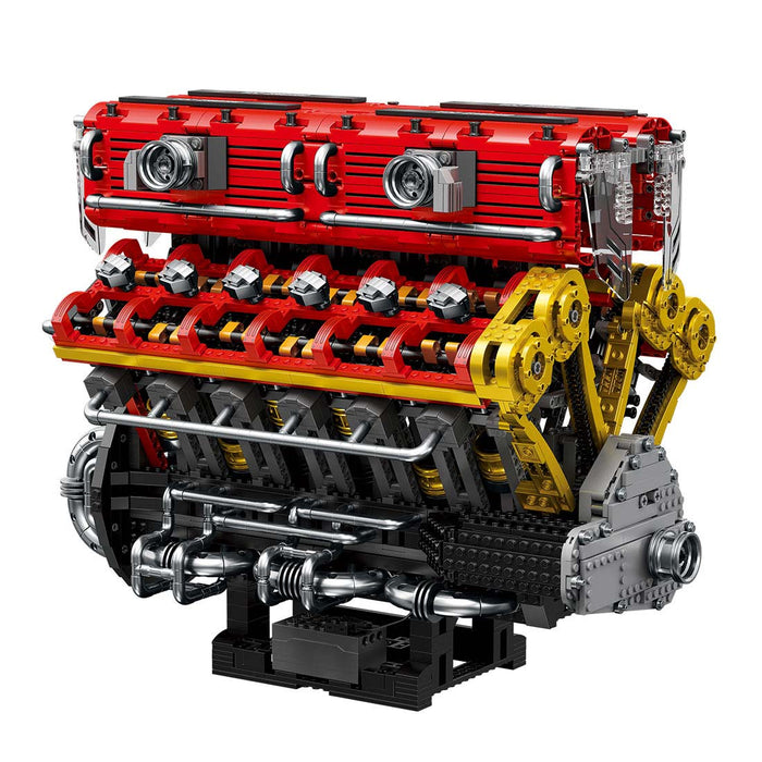 MOC-Mocsage 60° Lamborghini V12 Engine Building Blocks Set