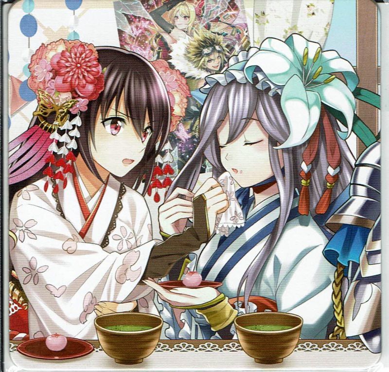 カスミ&フローリア コースター 白猫TCG第5弾『新月の覚醒者』購入特典