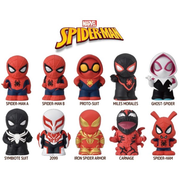 スパイダーマン ソフビパペットマスコット【1BOX 10パック入り