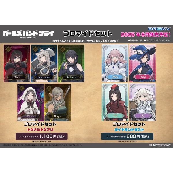 ガールズバンドクライ ブロマイドセット(トゲナシトゲアリ