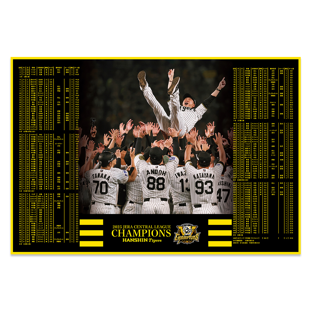 受注生産商品】阪神タイガース 2025 JERA セントラル・リーグ優勝記念