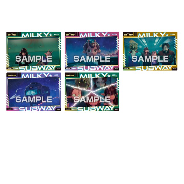 銀河特急 ミルキー☆サブウェイ クリアカードコレクションガム【1BOX