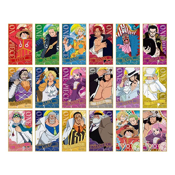 ワンピース 華絵札色紙コレクション エッグヘッド編【1BOX 9パック入り