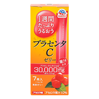 1週間たっぷりうるおう プラセンタCゼリー アセロラ味 7本入 | 美容