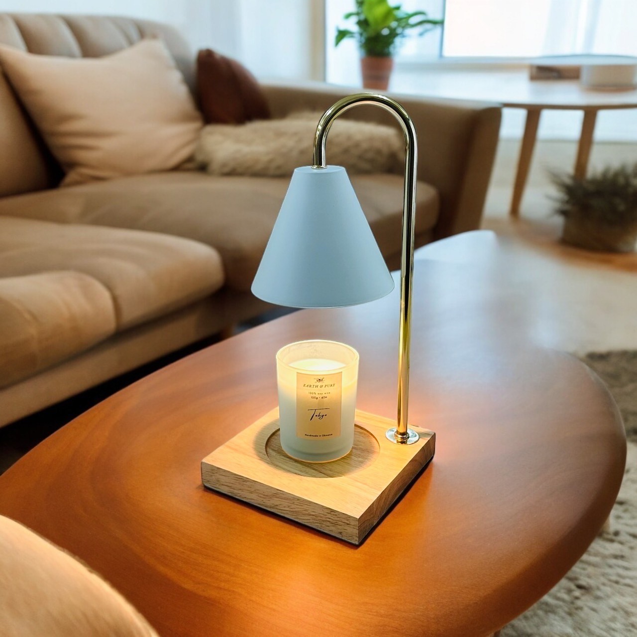 Earth & Pure｜キャンドルウォーマー｜フレグランスキャンドル｜ソイ