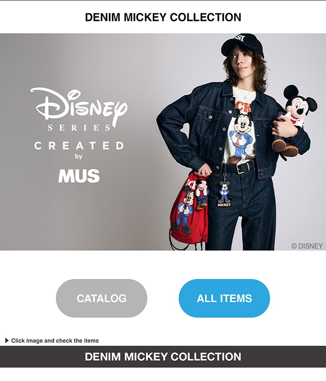 DENIM MICKEY COLLECTION】｜バロックジャパンリミテッド 公式通販