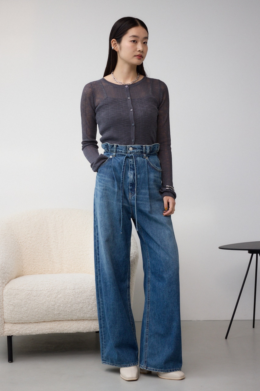 AZUL BY MOUSSY | サスツキデニムワイドパンツ (ワイド ) |SHEL'TTER