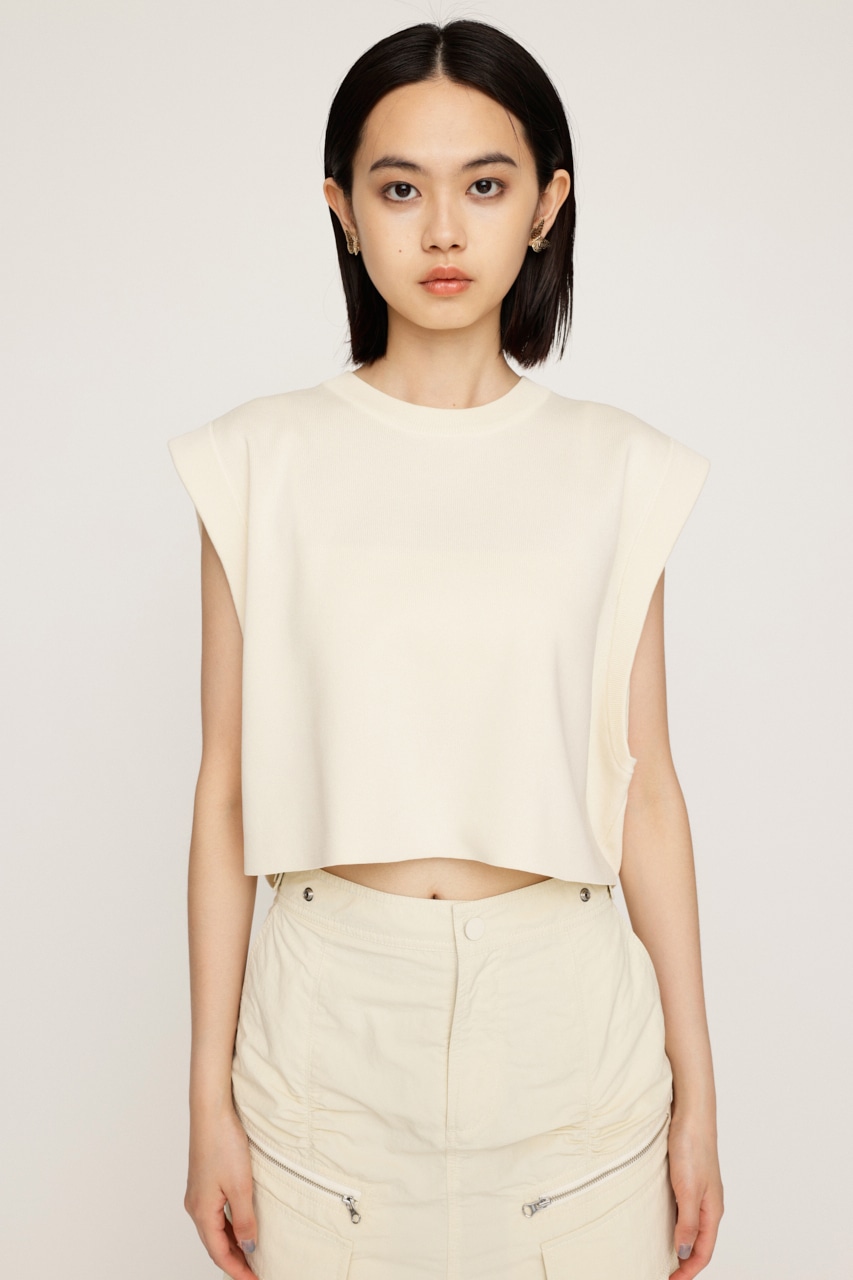 SLY | ROLL UP KNIT トップス (タンクトップ ) |SHEL'TTER WEBSTORE