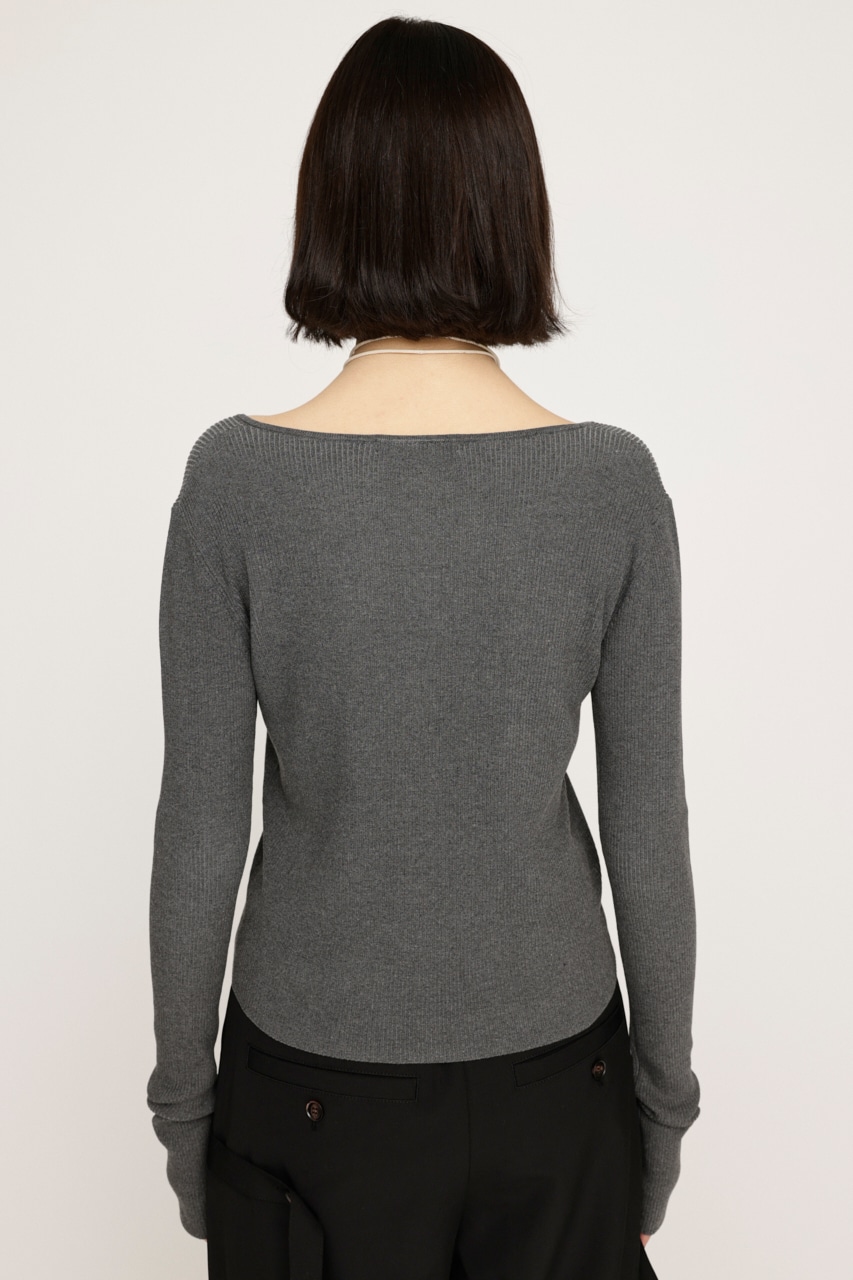 SLY | FRONT HOOK RIB トップス (ニット ) |SHEL'TTER WEBSTORE