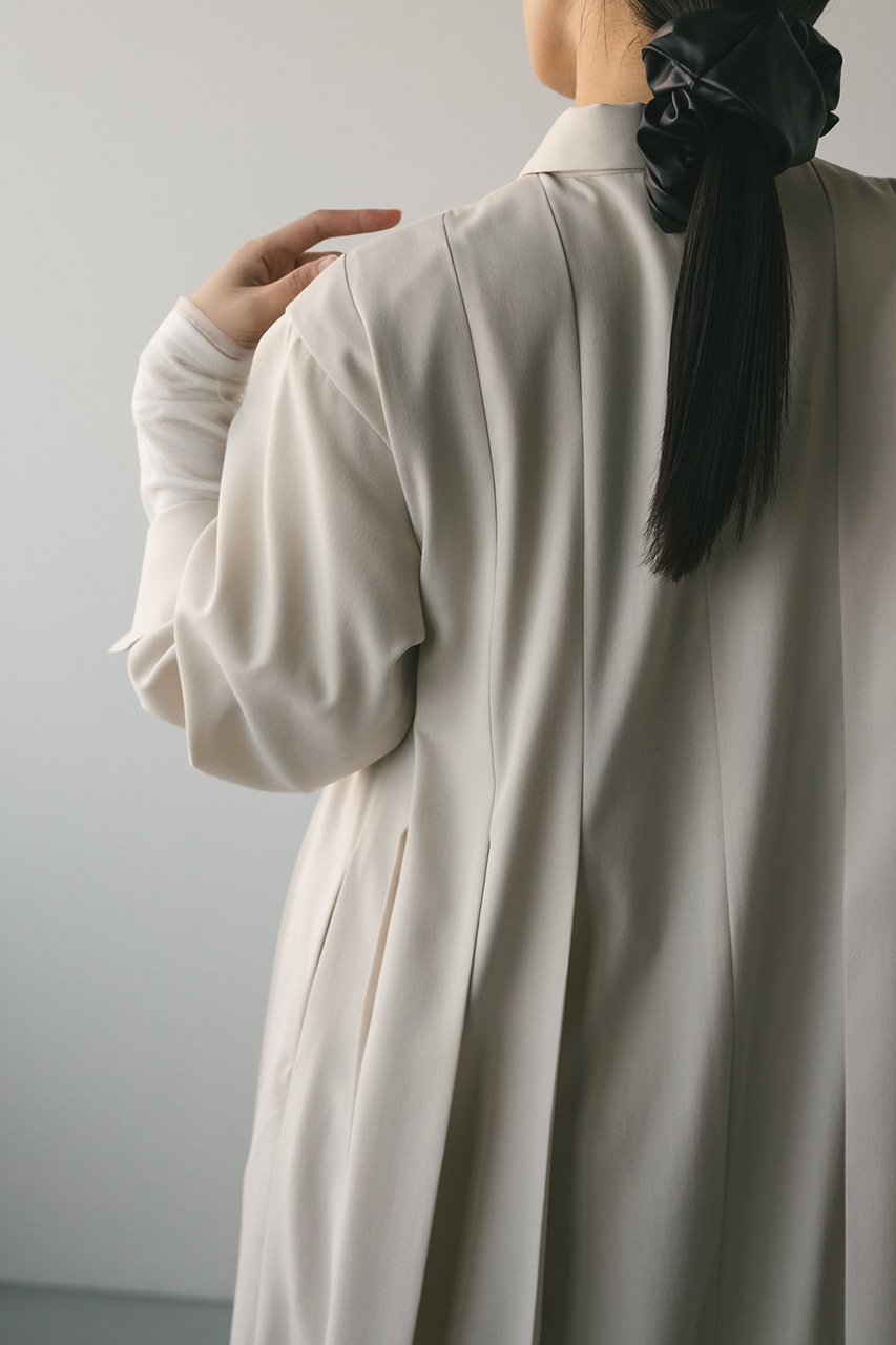 STYLEMIXER | ワイドプリーツシャツワンピース (ワンピース(ロング