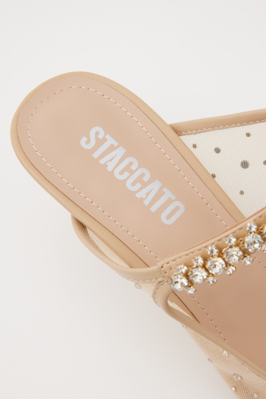 STACCATO | ブライトシャインシースルーミュール (サンダル ) |SHEL