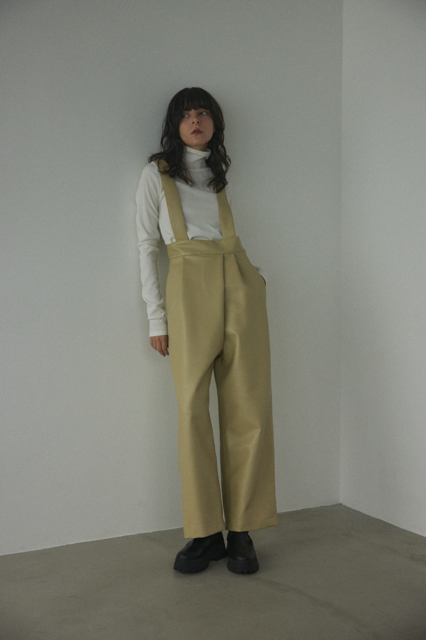 BLACK BY MOUSSY | fake leather pants (パンツ ) |SHEL'TTER WEBSTORE