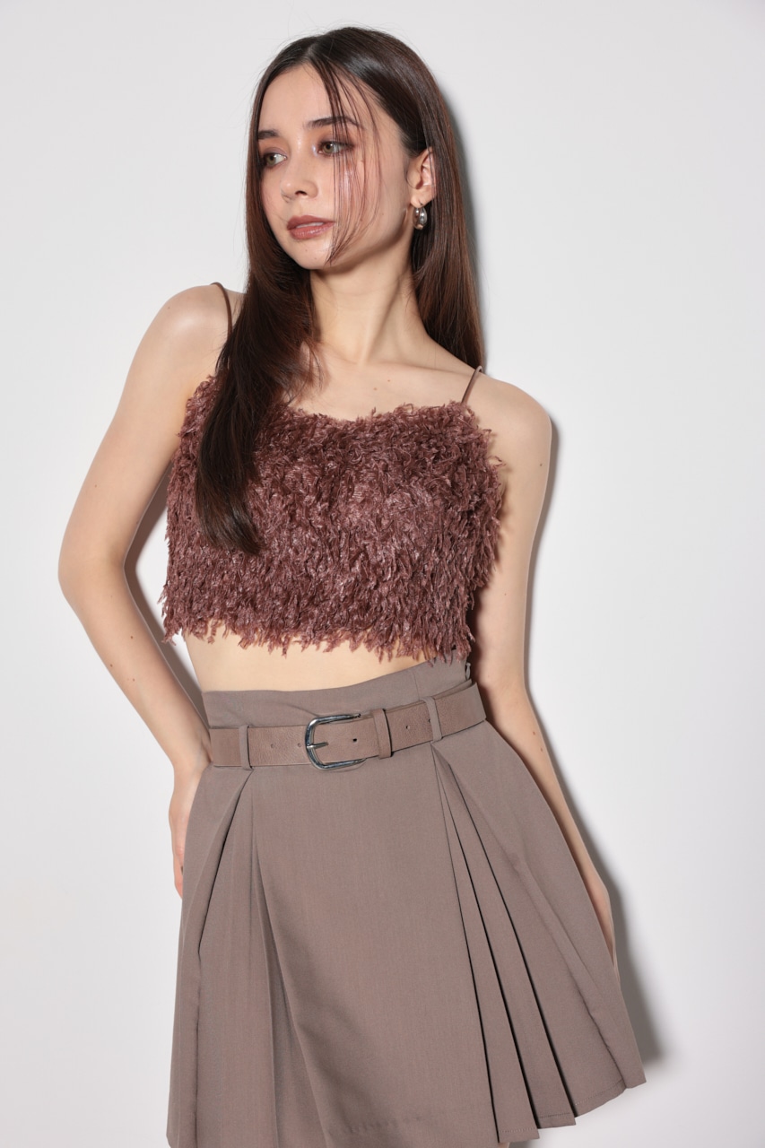 rienda | フェイクフェザービスチェ (キャミソール ) |SHEL'TTER WEBSTORE