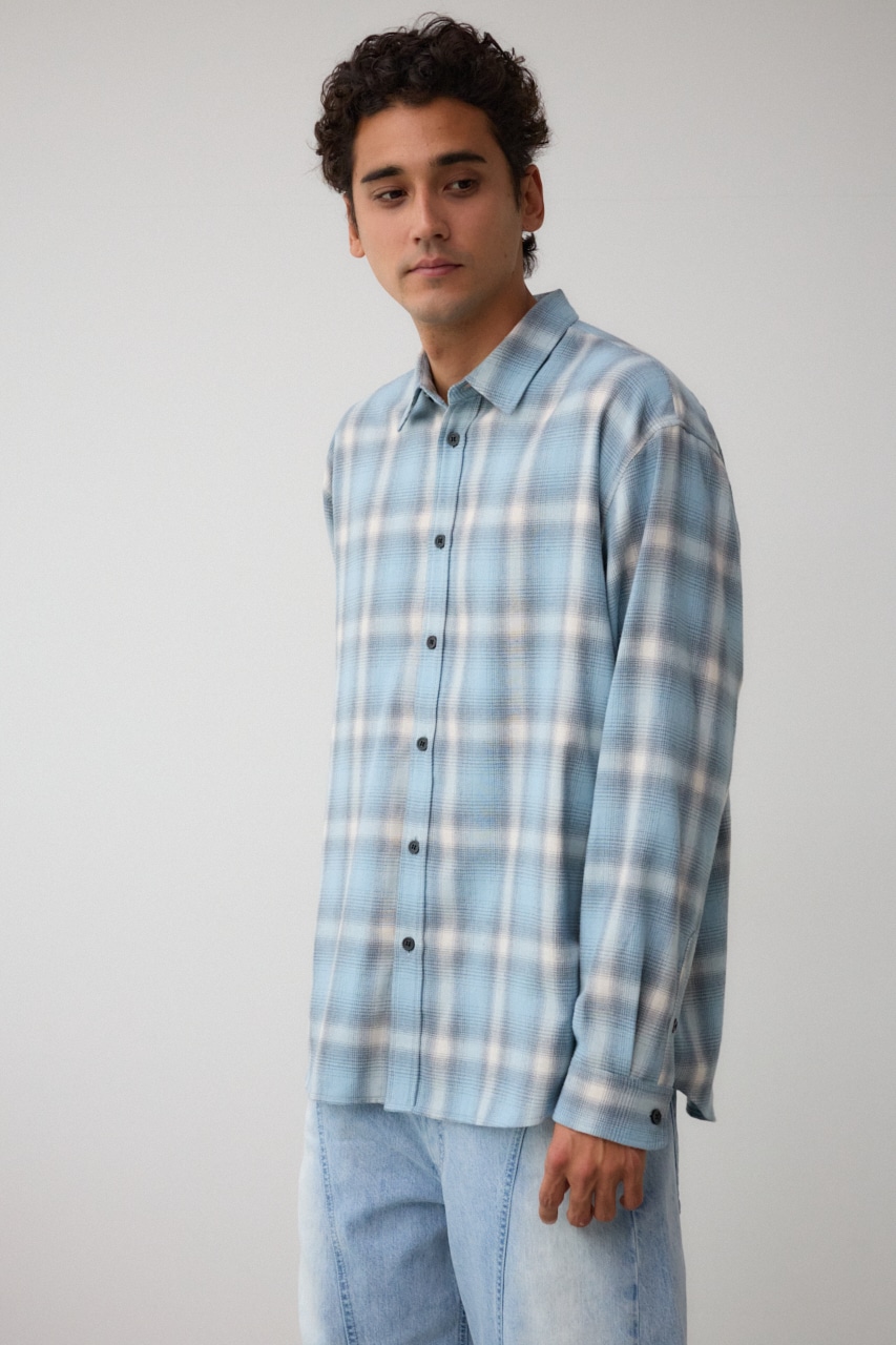 AZUL BY MOUSSY | ネルチェックシャツ (シャツ・ブラウス ) |SHEL'TTER