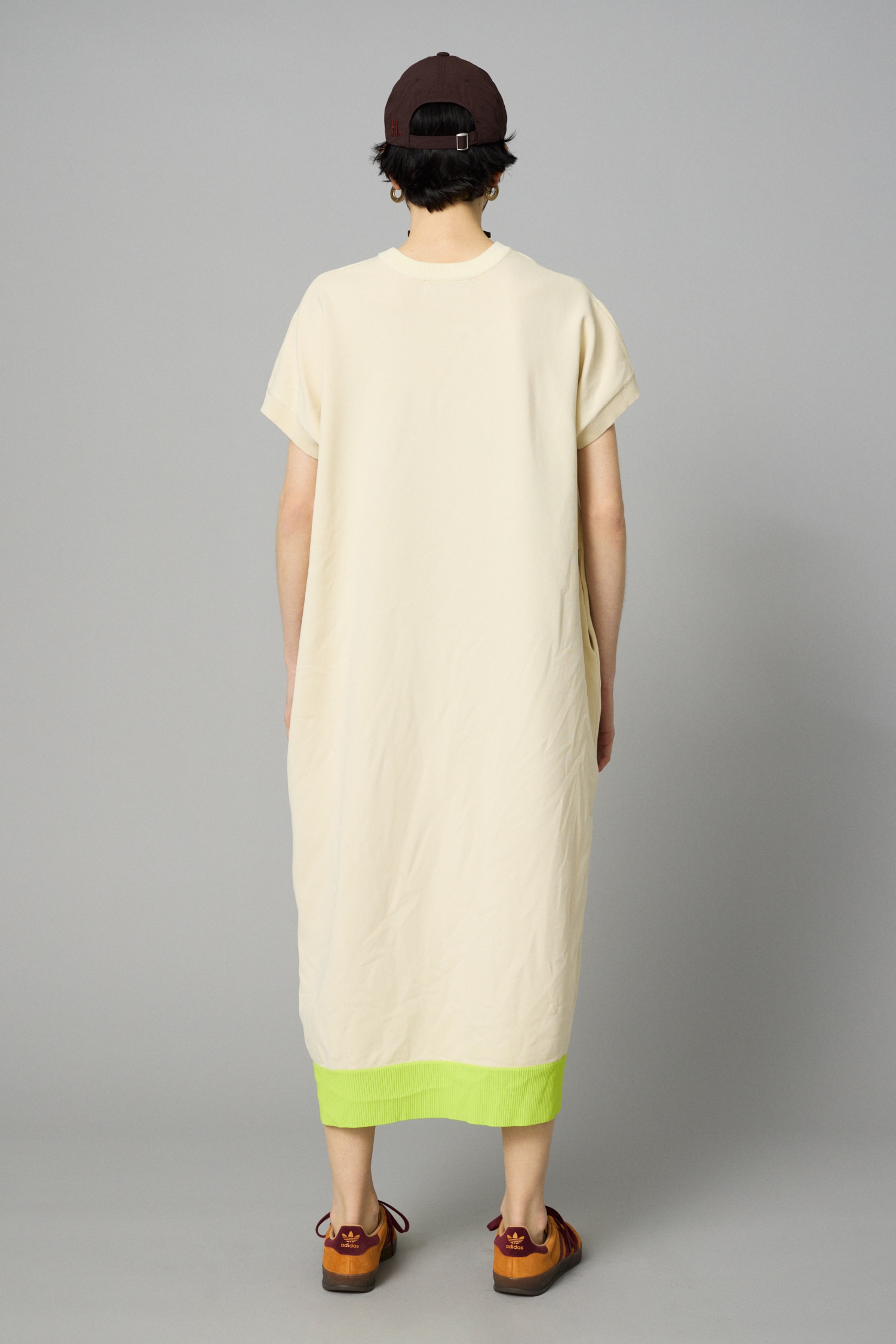 HeRIN.CYE | Attachmment knit one piece (ワンピース(ミニ