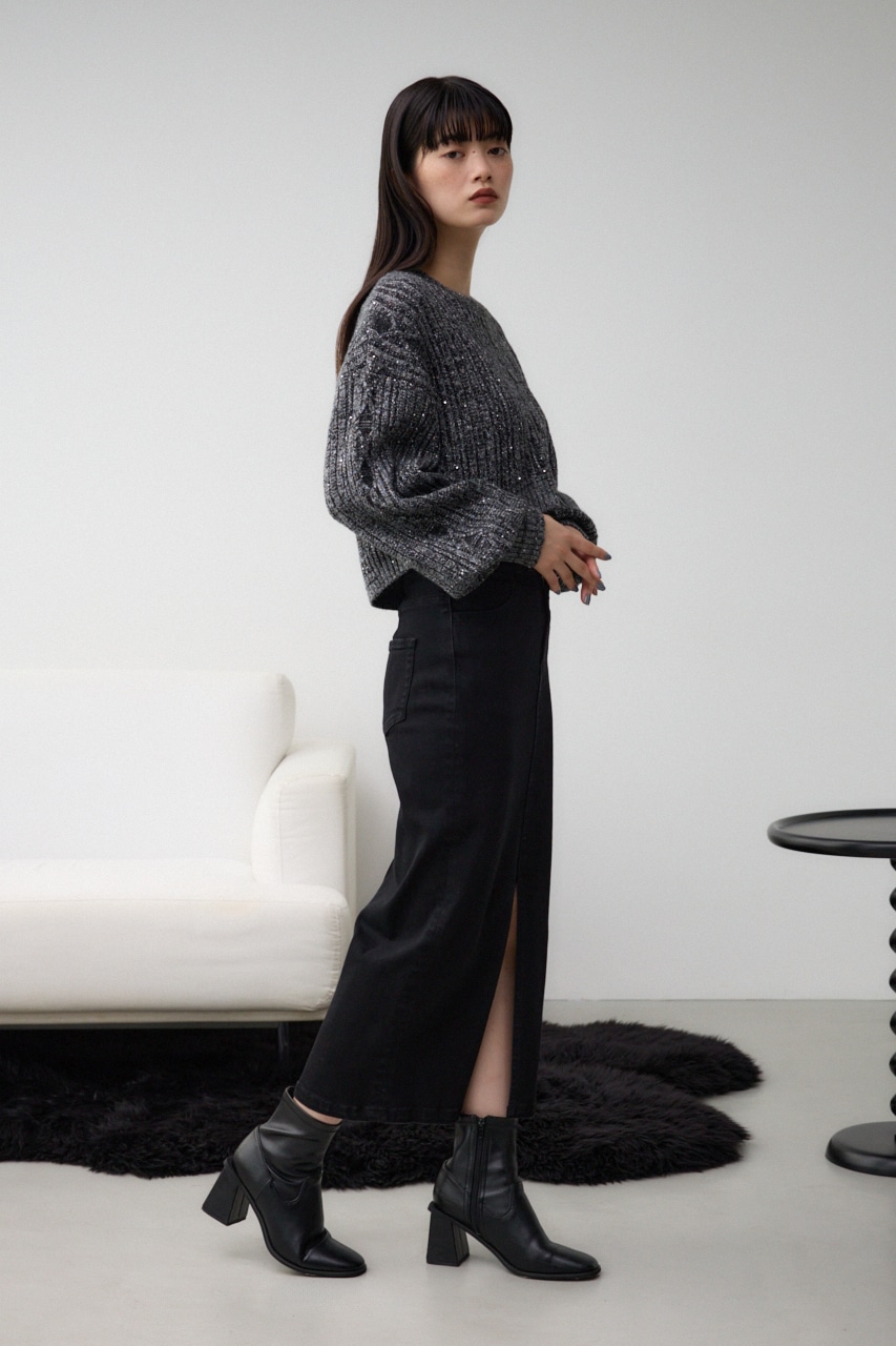 AZUL BY MOUSSY | スパンコールニットトップス (ニット ) |SHEL'TTER