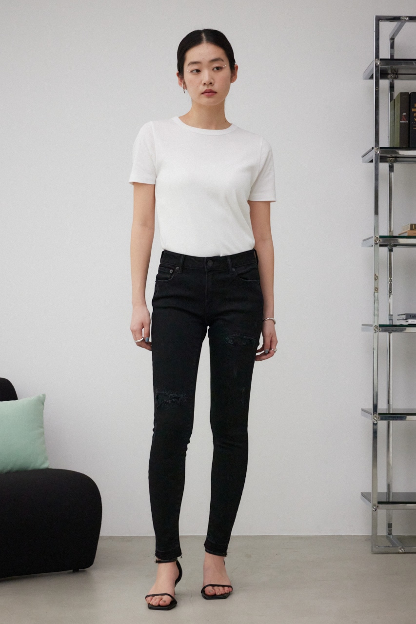 AZUL BY MOUSSY | AZUL DENIM リペアスキニーデニム (スキニー ) |SHEL