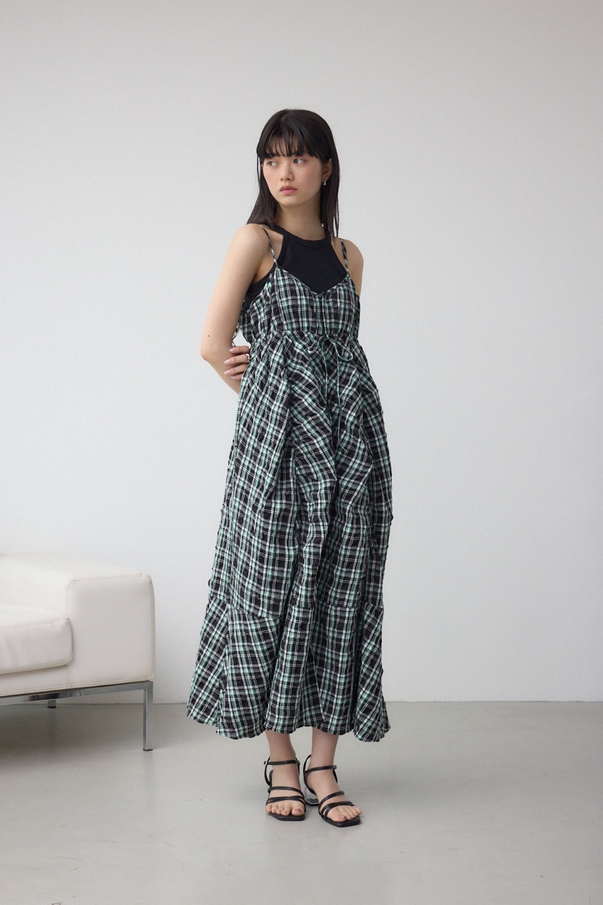 AZUL BY MOUSSY | チェックキャミソール2WAYワンピース (ワンピース
