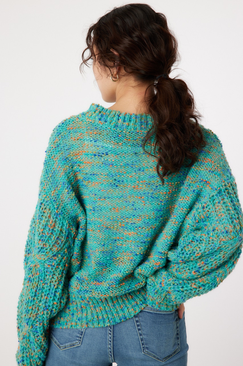 RODEO CROWNS WIDE BOWL | マルチカラーネップニット (ニット ) |SHEL