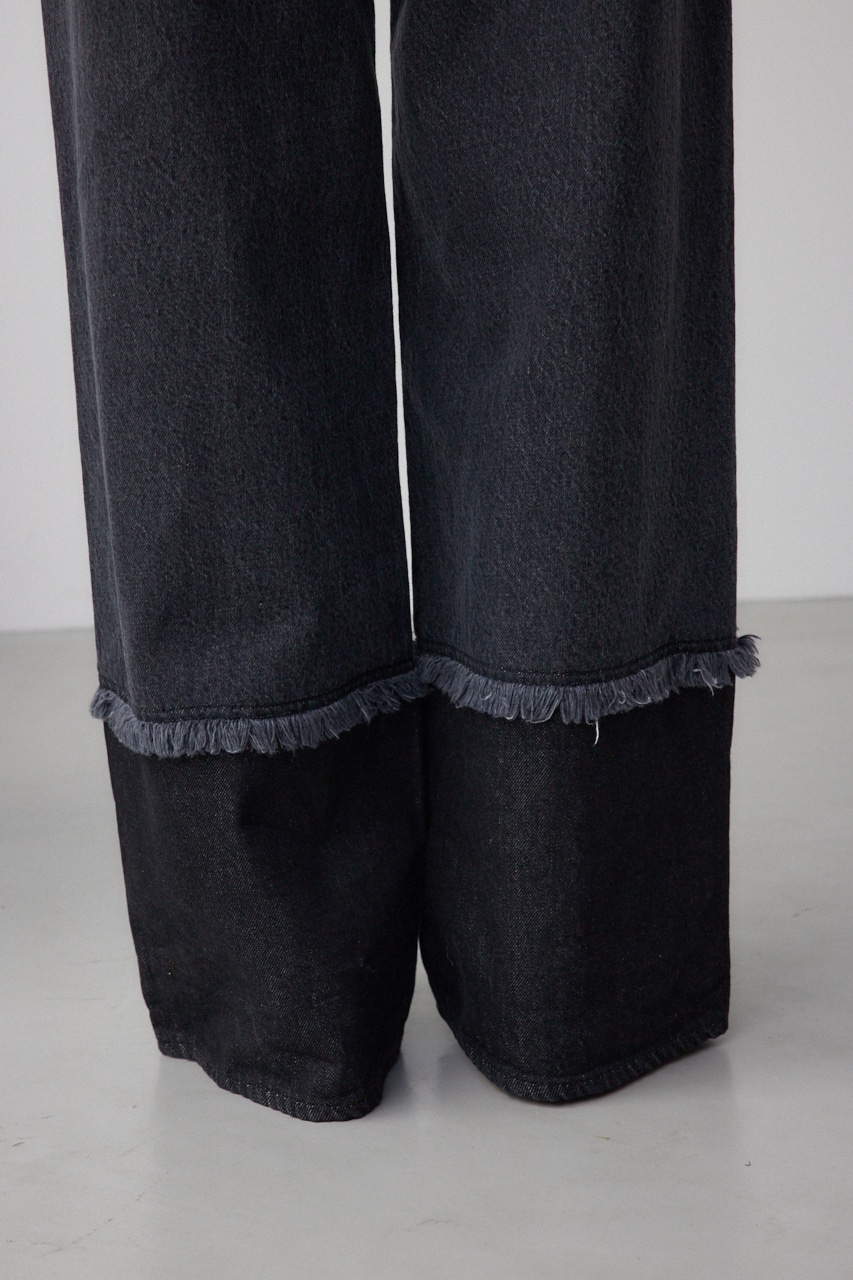 AZUL BY MOUSSY | AZUL DENIM スウィッチングバイカラーデニム (ワイド