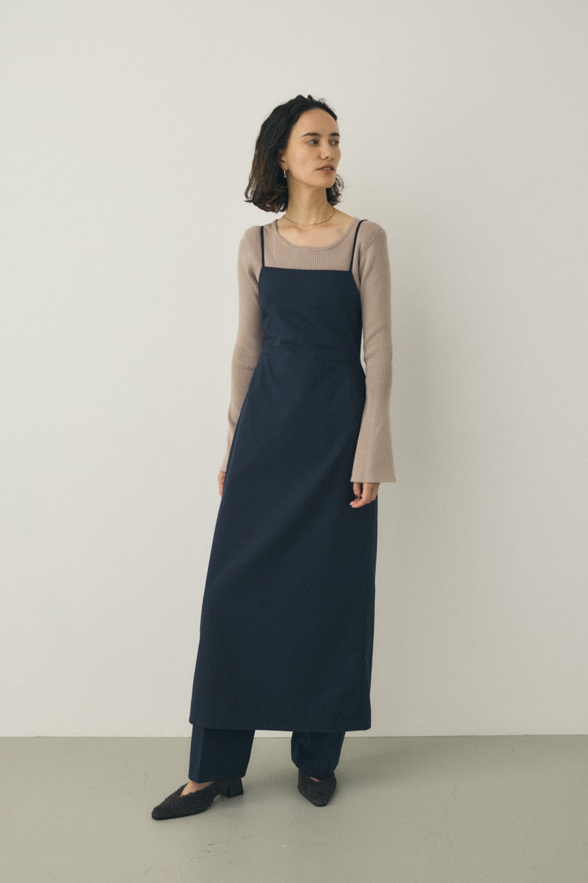 M_ | キャミワンピース リサイクルポリエステル×レーヨン混