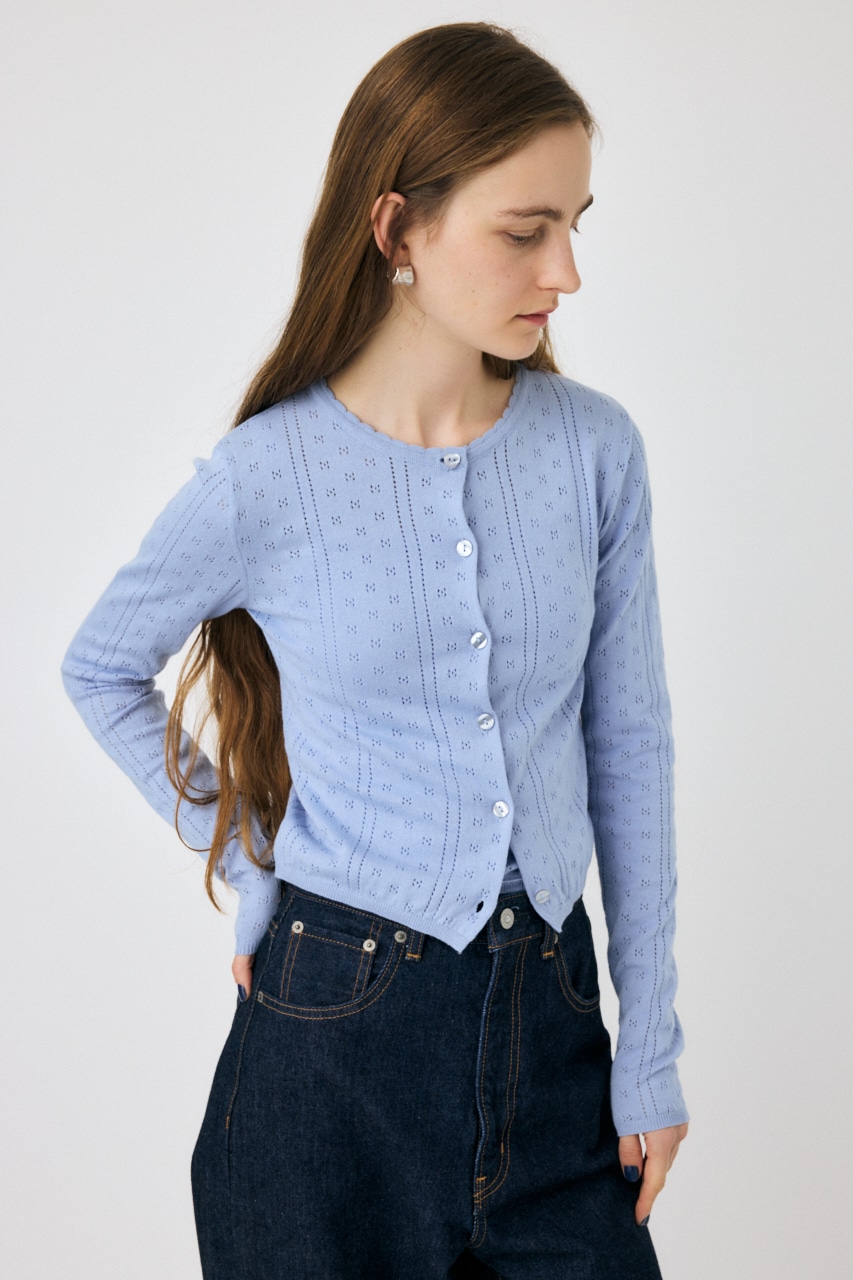 MOUSSY | PICOT EYELET ニットアンサンブル (ニット ) |SHEL'TTER WEBSTORE