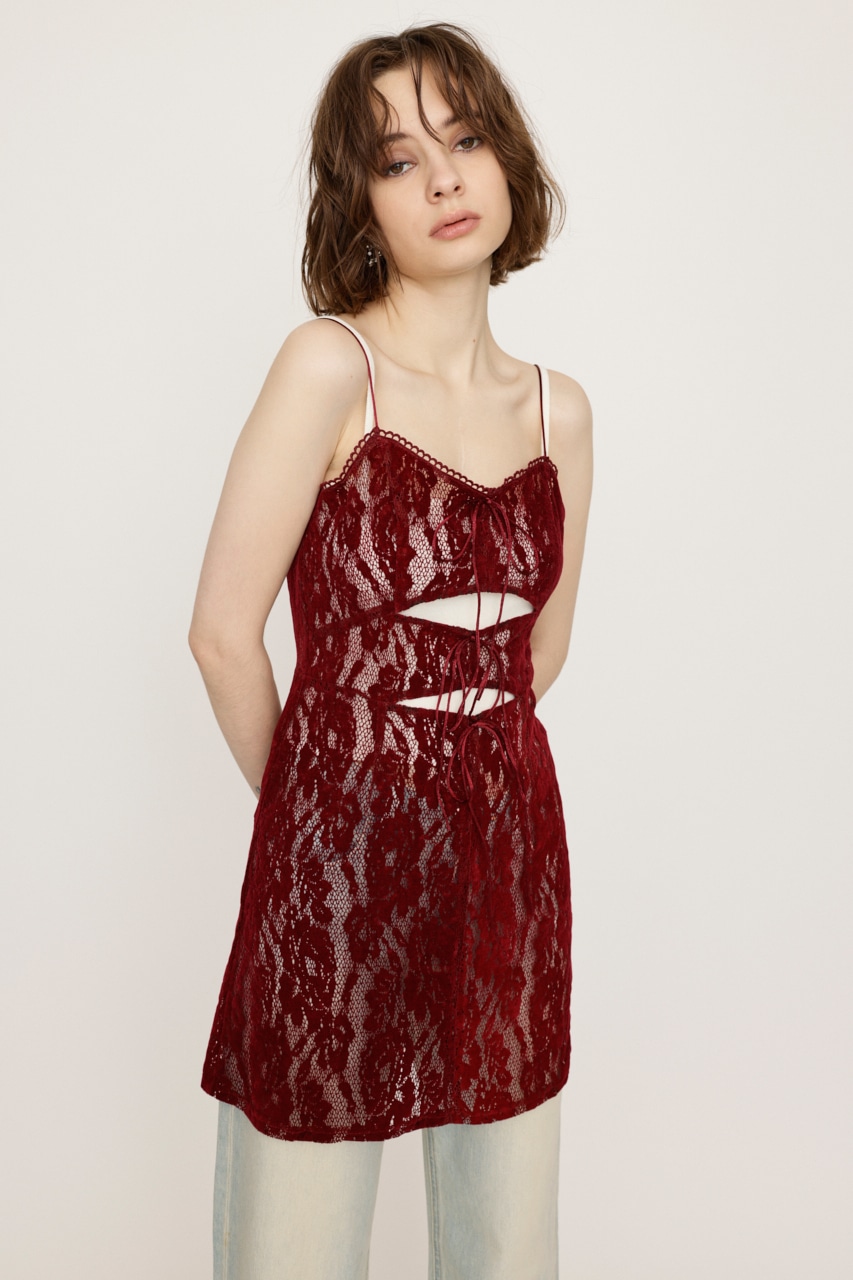 SLY | FROCKY LACE RIBBON トップス (キャミソール ) |SHEL'TTER WEBSTORE