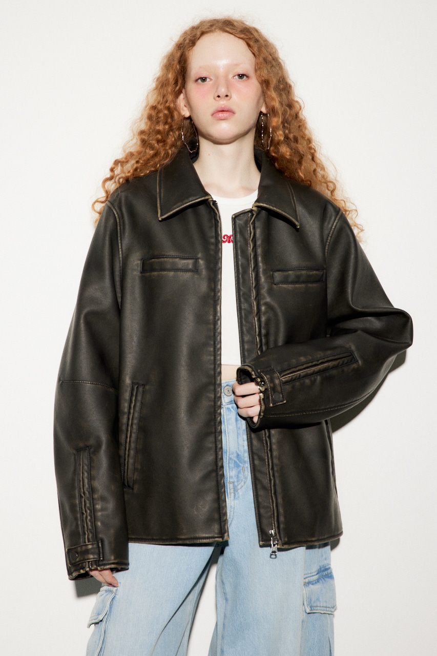 SLY | MICHIXSLY F／LEATHER ジャケット (ジャケット ) |SHEL'TTER