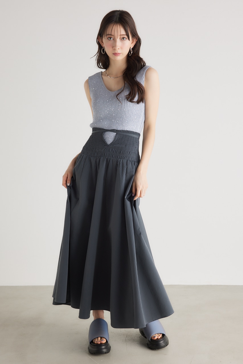 rienda | シャーリングH/W 2WAYストリングSK (スカート(ロング