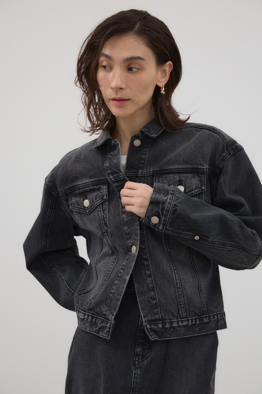 crie conforto | バックベルトコクーンGジャン (デニムジャケット