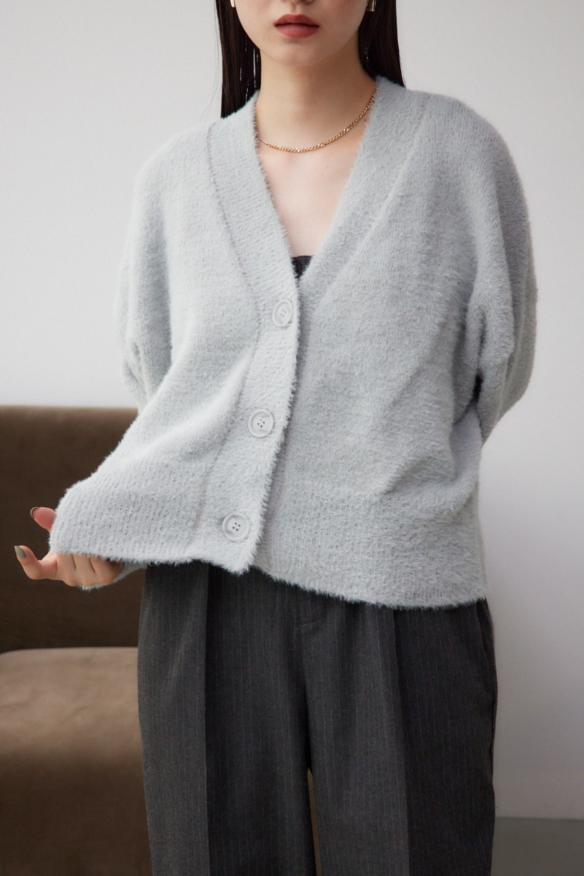AZUL BY MOUSSY | モヘヤライクニットカーディガン (カーディガン