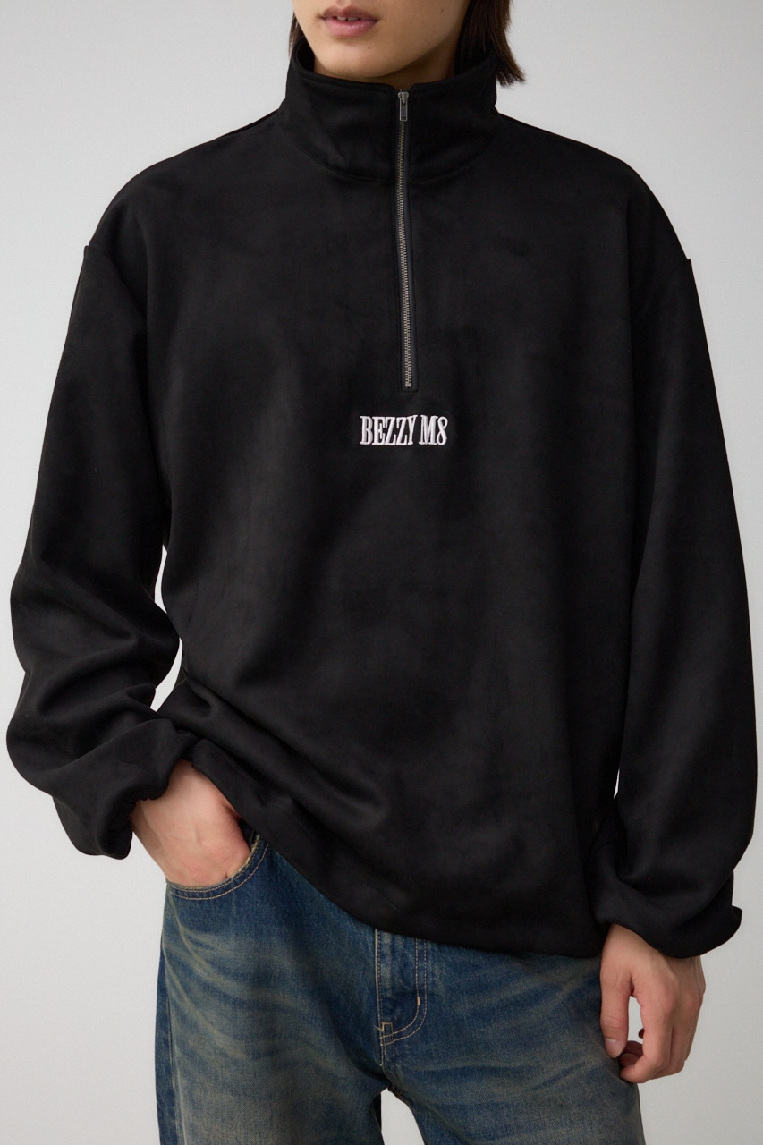 AZUL BY MOUSSY | フェイクスウェードハーフジップPO (その他トップス