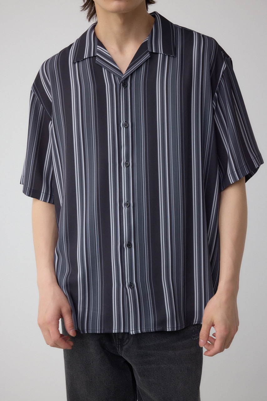 AZUL BY MOUSSY | マルチストライプシャツ (シャツ・ブラウス ) |SHEL