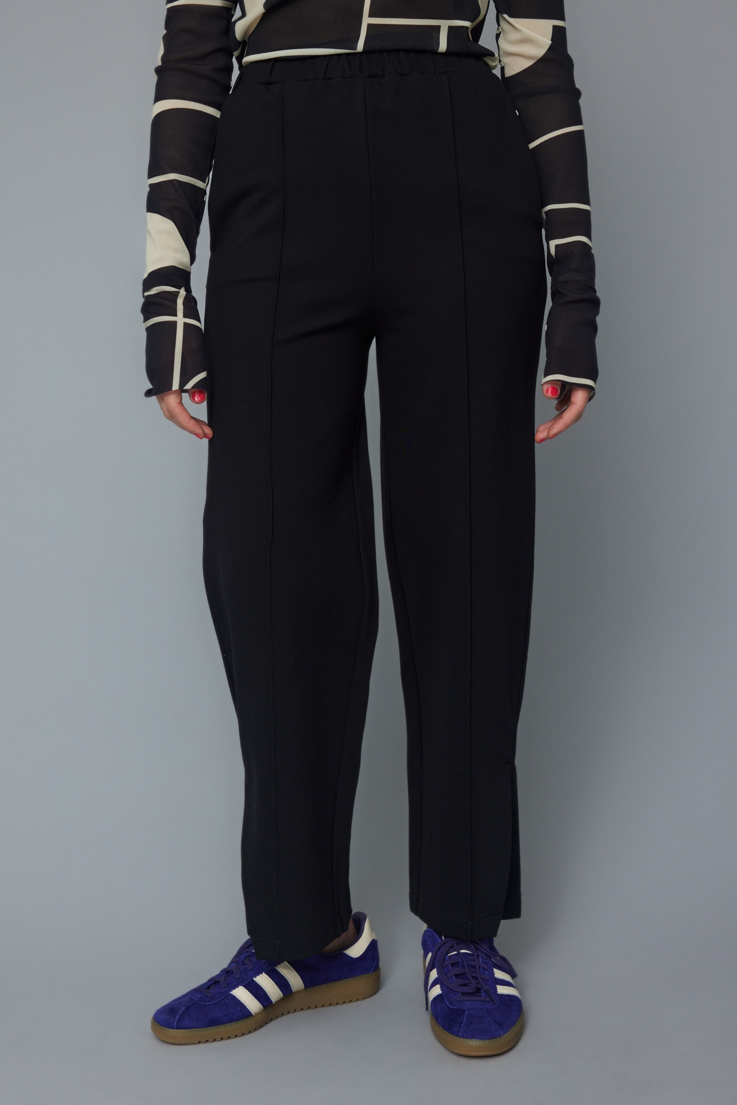 HeRIN.CYE | Ponte slit pants (パンツ ) |SHEL'TTER WEBSTORE